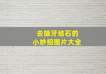 去除牙结石的小妙招图片大全