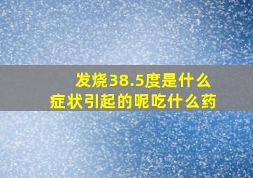 发烧38.5度是什么症状引起的呢吃什么药