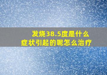 发烧38.5度是什么症状引起的呢怎么治疗