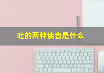 吐的两种读音是什么