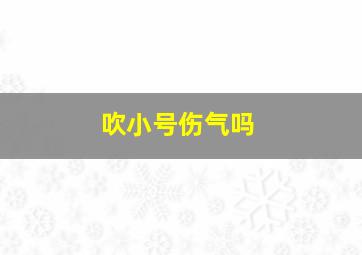 吹小号伤气吗