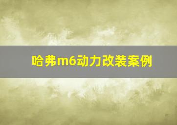 哈弗m6动力改装案例