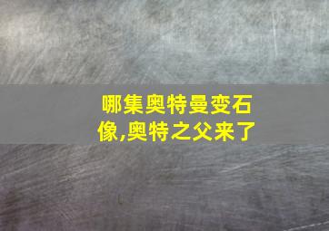 哪集奥特曼变石像,奥特之父来了