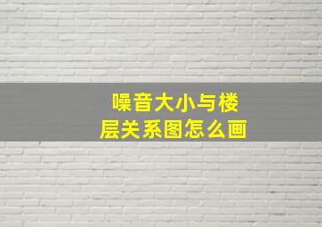 噪音大小与楼层关系图怎么画