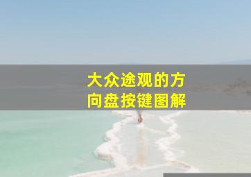 大众途观的方向盘按键图解