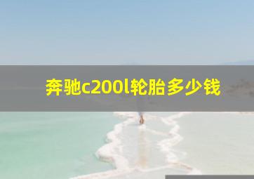 奔驰c200l轮胎多少钱