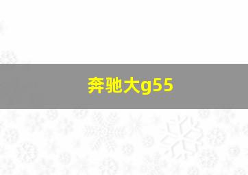 奔驰大g55