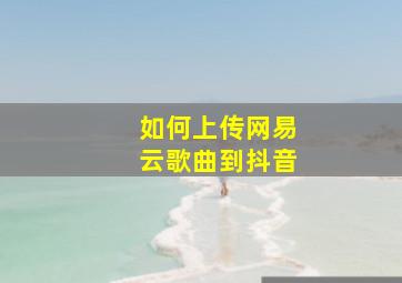 如何上传网易云歌曲到抖音