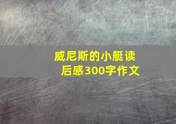 威尼斯的小艇读后感300字作文