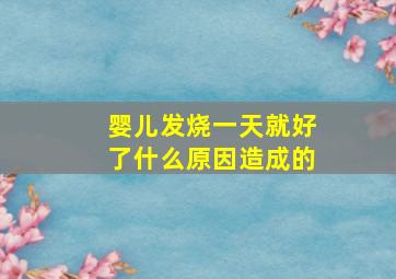 婴儿发烧一天就好了什么原因造成的