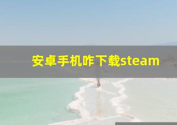 安卓手机咋下载steam