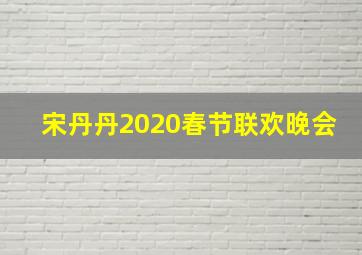 宋丹丹2020春节联欢晚会