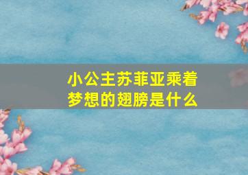 小公主苏菲亚乘着梦想的翅膀是什么