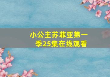 小公主苏菲亚第一季25集在线观看