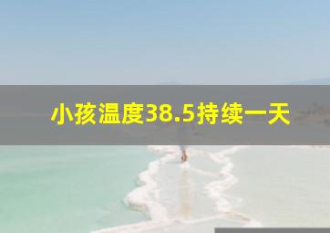 小孩温度38.5持续一天