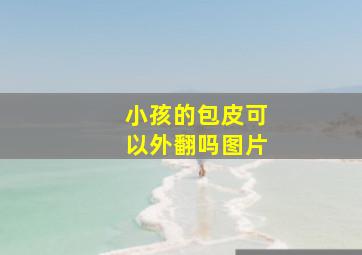 小孩的包皮可以外翻吗图片