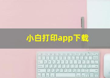 小白打印app下载