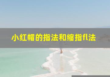 小红帽的指法和缩指fl法