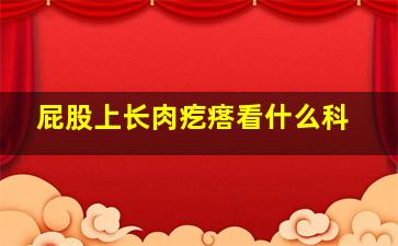 屁股上长肉疙瘩看什么科