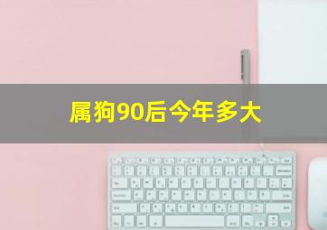 属狗90后今年多大