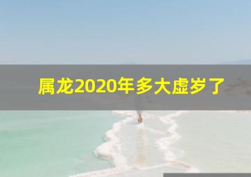 属龙2020年多大虚岁了