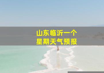 山东临沂一个星期天气预报