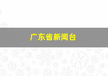 广东省新闻台