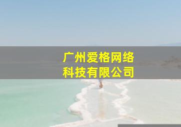 广州爱格网络科技有限公司