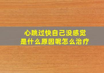 心跳过快自己没感觉是什么原因呢怎么治疗