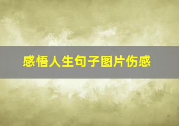 感悟人生句子图片伤感