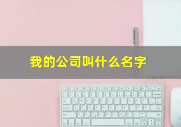 我的公司叫什么名字