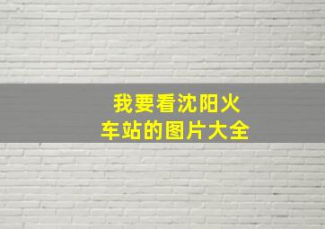 我要看沈阳火车站的图片大全