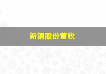 新钢股份营收