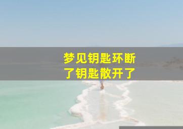 梦见钥匙环断了钥匙散开了