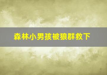 森林小男孩被狼群救下