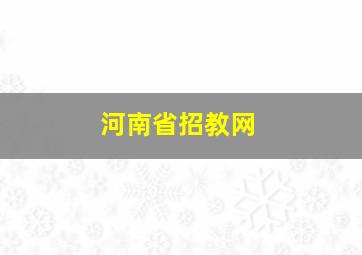 河南省招教网