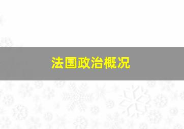 法国政治概况