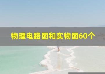 物理电路图和实物图60个