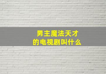 男主魔法天才的电视剧叫什么