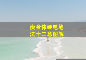 瘦金体硬笔笔法十二意图解