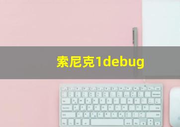 索尼克1debug