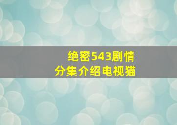 绝密543剧情分集介绍电视猫