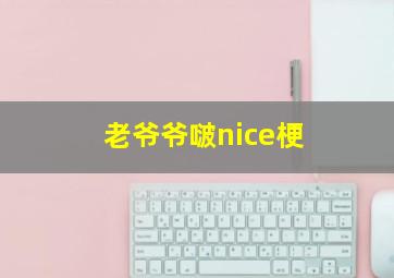 老爷爷啵nice梗