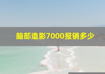 脑部造影7000报销多少