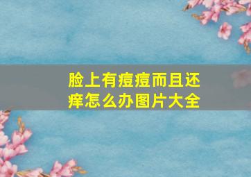 脸上有痘痘而且还痒怎么办图片大全