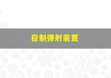 自制弹射装置