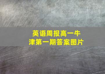 英语周报高一牛津第一期答案图片