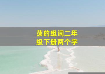 荡的组词二年级下册两个字