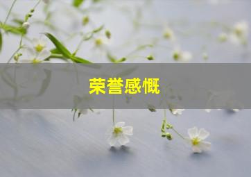 荣誉感慨