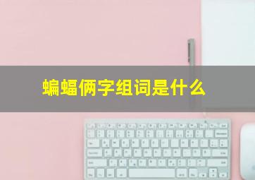 蝙蝠俩字组词是什么